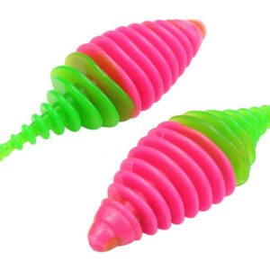 Omura Baits Pongo Junior - Floating-Neon pink/neon grøn UV-Hvidløg