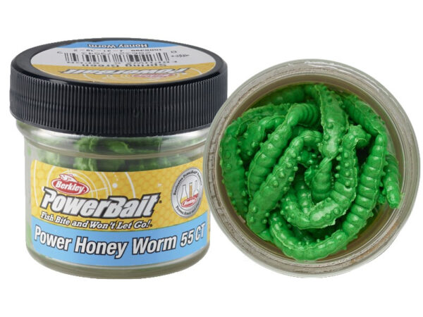 PowerBait Honey Worms -Garlic Spring Green