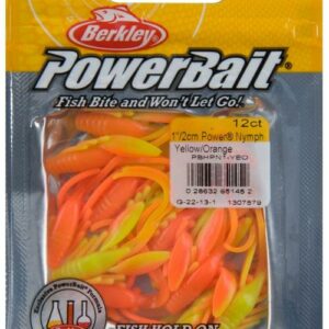 Berkley PowerBait Power Nymph 2cm Yellow/Orange
