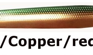 Lawson Slender Kystblink 12g Green/Copper/Red Butt