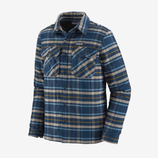 Patagonia Insulated Fjord Flannel Independence: New Navy Jakke Small