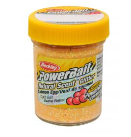 PowerBait Natural Scent Glitter Salmon Peach Salmon Egg