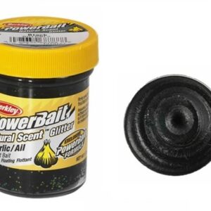 Powerbait Natural Scent Black Glitter Garlic