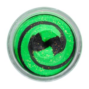 Powerbait Natural Scent Glitter - Aniseed - Anis duft Black / Spring Green Twist