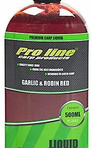 Pro Line Liquid Bait Booster 500ml Garlic & Robin Red