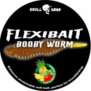 Skull Gear FlexiBait Booby Worm Tutti Frutti Pellet