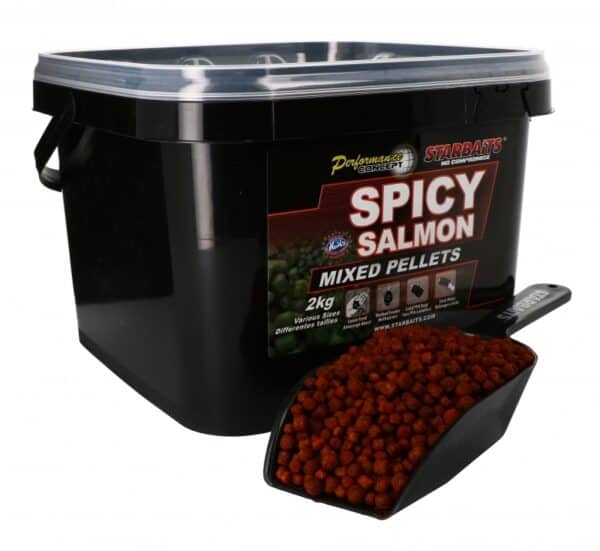 Starbaits Spicy Salmon Mixed Pellets 2kg