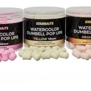 Starbaits Watercolor Dumbell Pop Ups 14mm Pink