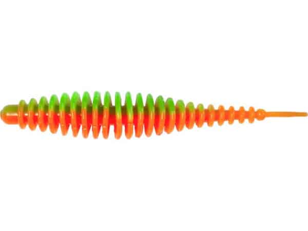 Quantum Magic Trout T-Worm I-Tail Garlic-Neon green/orange