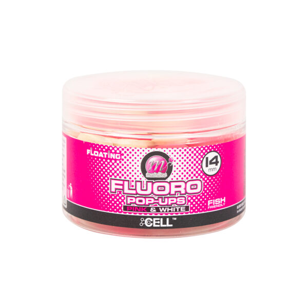 Mainline Fluoro Pop-Ups Pink & White 14mm Cell