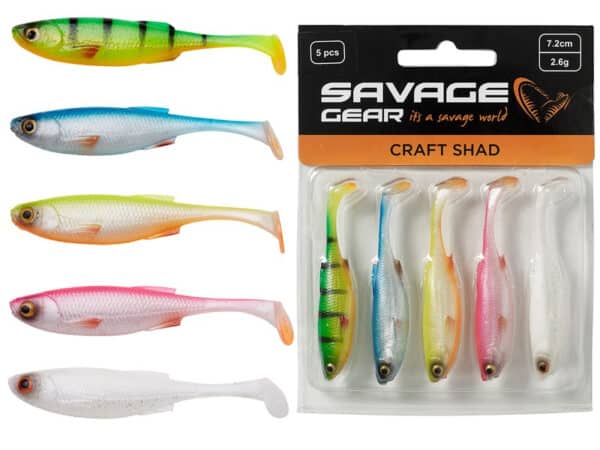 Savage Gear Craft Shad Mix-Dark Water Mix-8,8cm