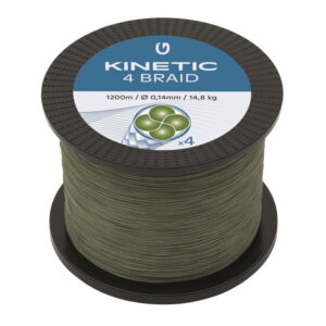 Kinetic 4 Braid 1200m Dusty Green Fletline 0,40 mm