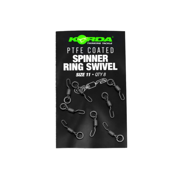 Korda PTFE Coated Spinner Ring Swivel 8 stk. size 11