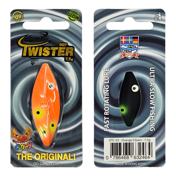 OGP Twister 7,5g - Clown Collection Orange Clown