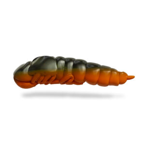 BaitLab Lively Larva 40mm Hvidløg Pumkin Orange