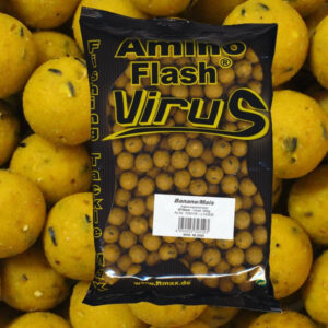 FTM Amino Flash Virus Boilies 16mm-Banan/majs